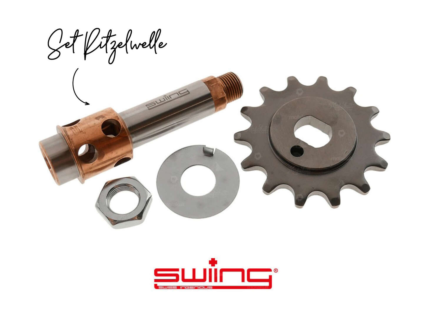 Set Ritzelwelle & Ritzel Zündapp Belmondo (Typ 247) swiing Set Ritzelwelle & Ritzel Zündapp Belmondo (Typ 247) swiing