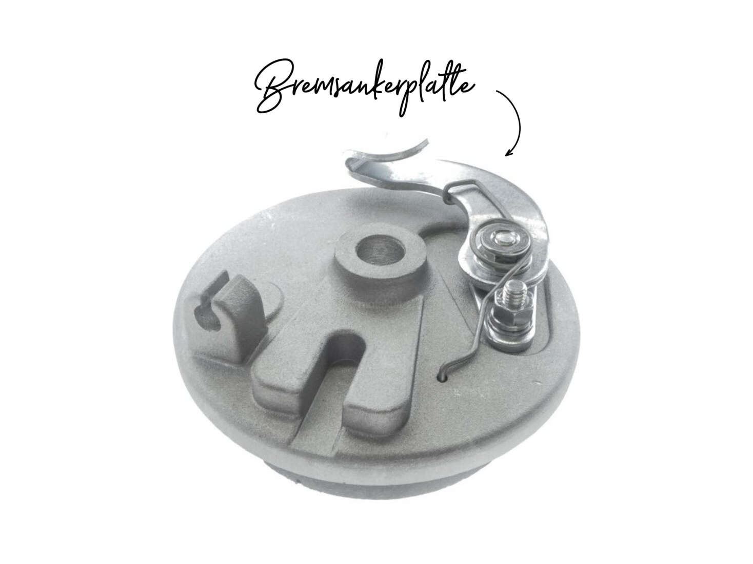 Bremsankerplatte Grimeca Ø 90 mm Vorderrad komplett Bremsankerplatte Grimeca Ø 90 mm Vorderrad komplett