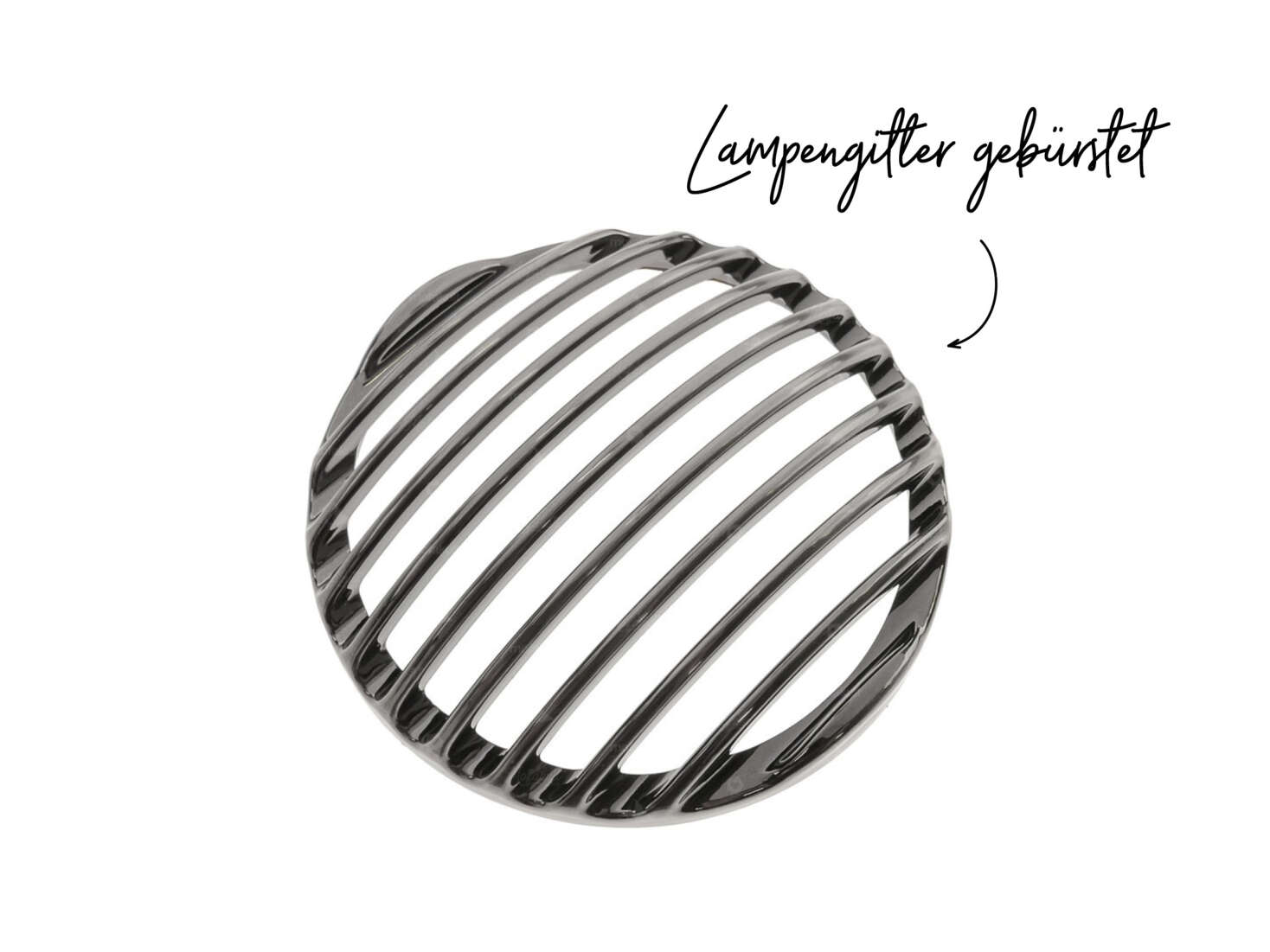 Lampengitter "Louisiana" Metall gebürstet Lampengitter "Louisiana" Metall gebürstet