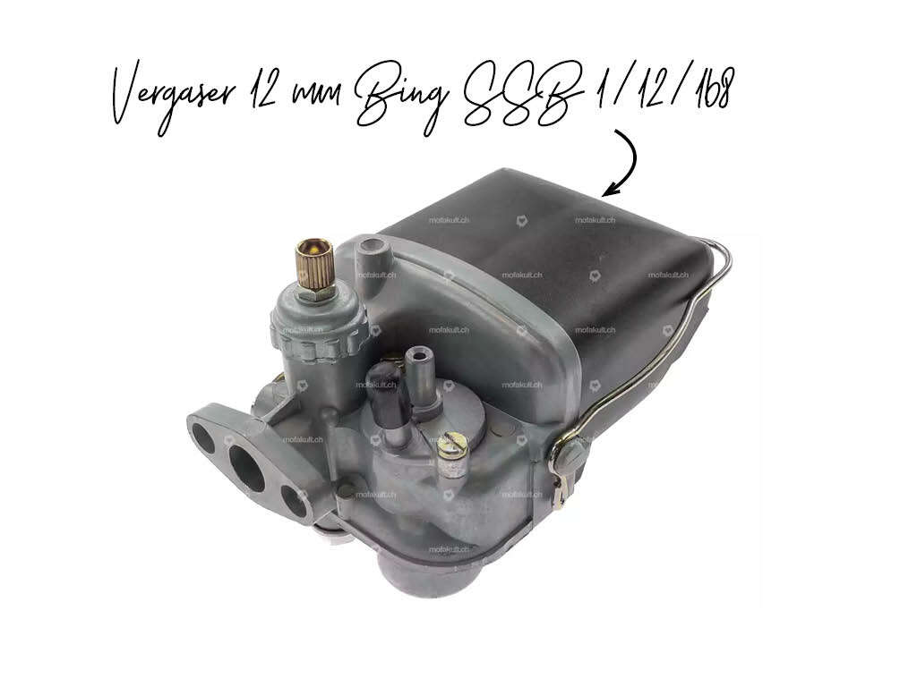 Vergaser 12 mm Bing SSB 1-12-168 Vergaser 12 mm Bing SSB 1-12-168