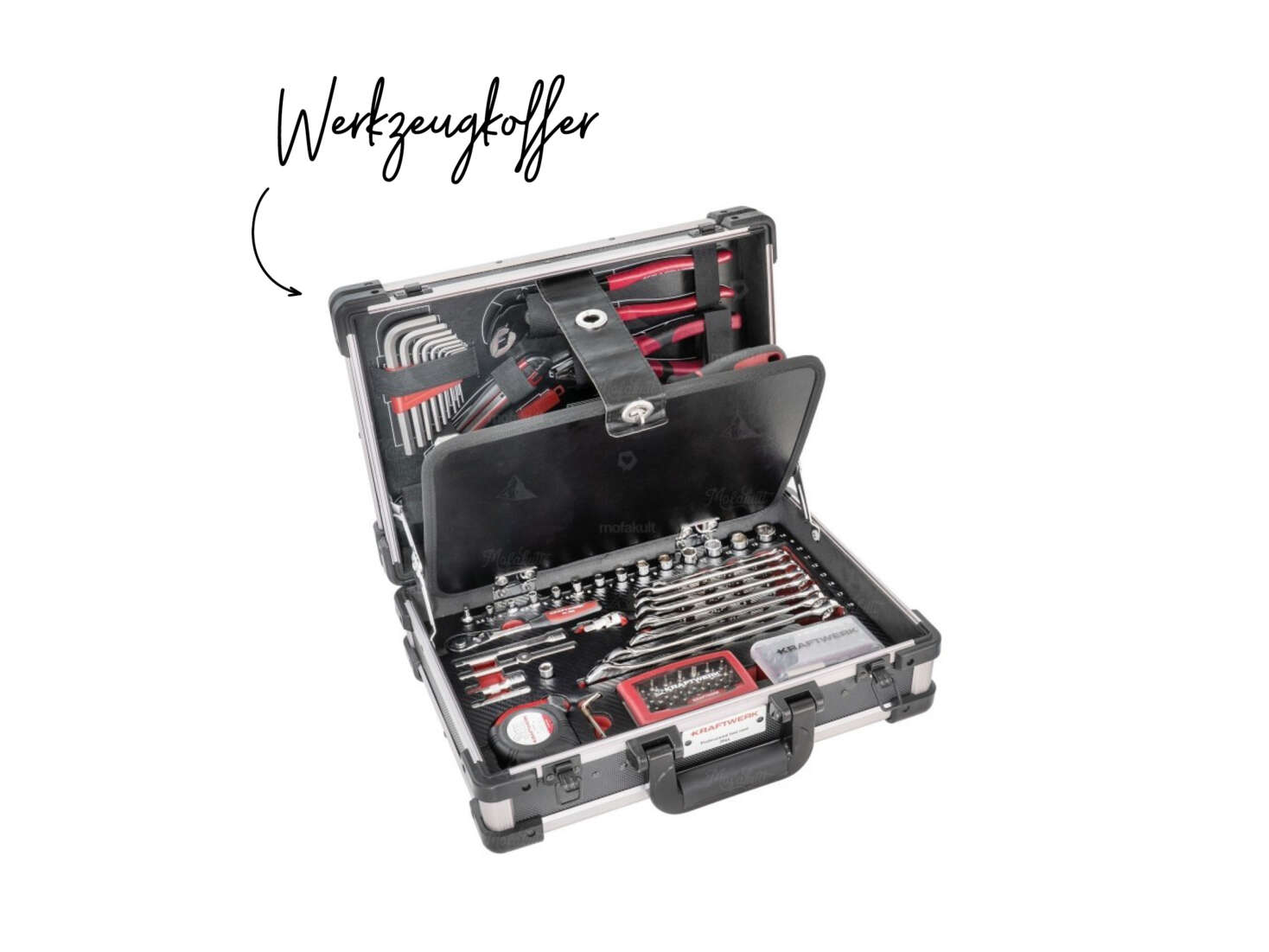 Kraftwerk Werkzeugkoffer 123-teilig Alu Kraftwerk Werkzeugkoffer 123-teilig Alu