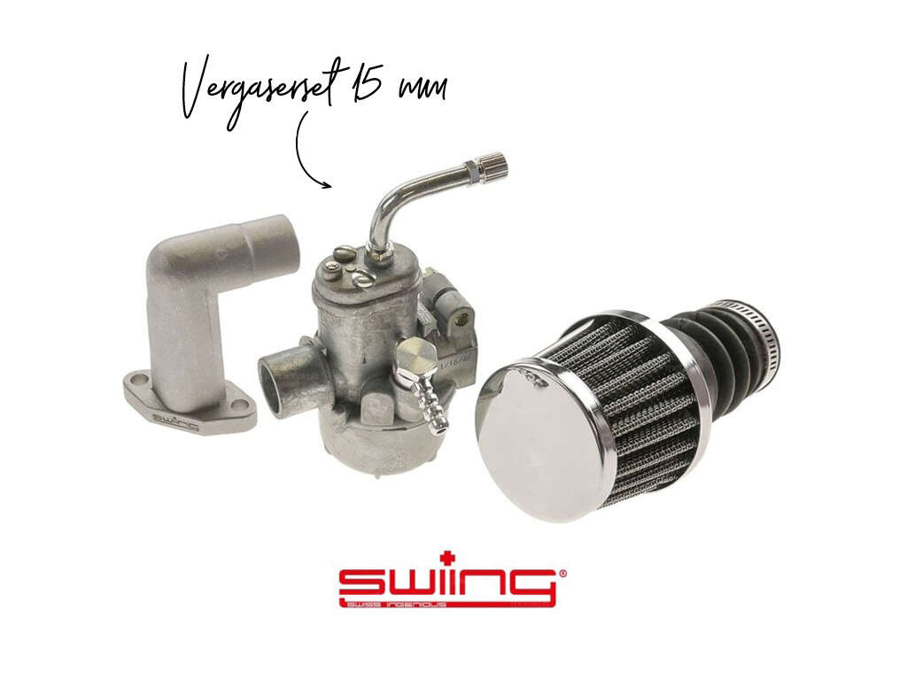 swiing Vergaserset 15 mm (Bing SRE) | Puch X30 NS, NL swiing Vergaserset 15 mm (Bing SRE) | Puch X30 NS, NL