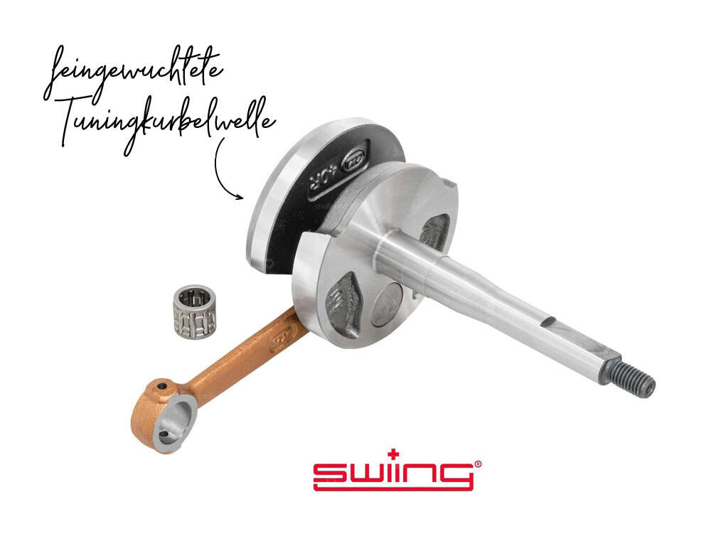 swiing *Original* Kurbelwelle Piaggio Ciao, Si, Bravo, Boxer (12 mm) swiing *Original* Kurbelwelle Piaggio Ciao, Si, Bravo, Boxer (12 mm)