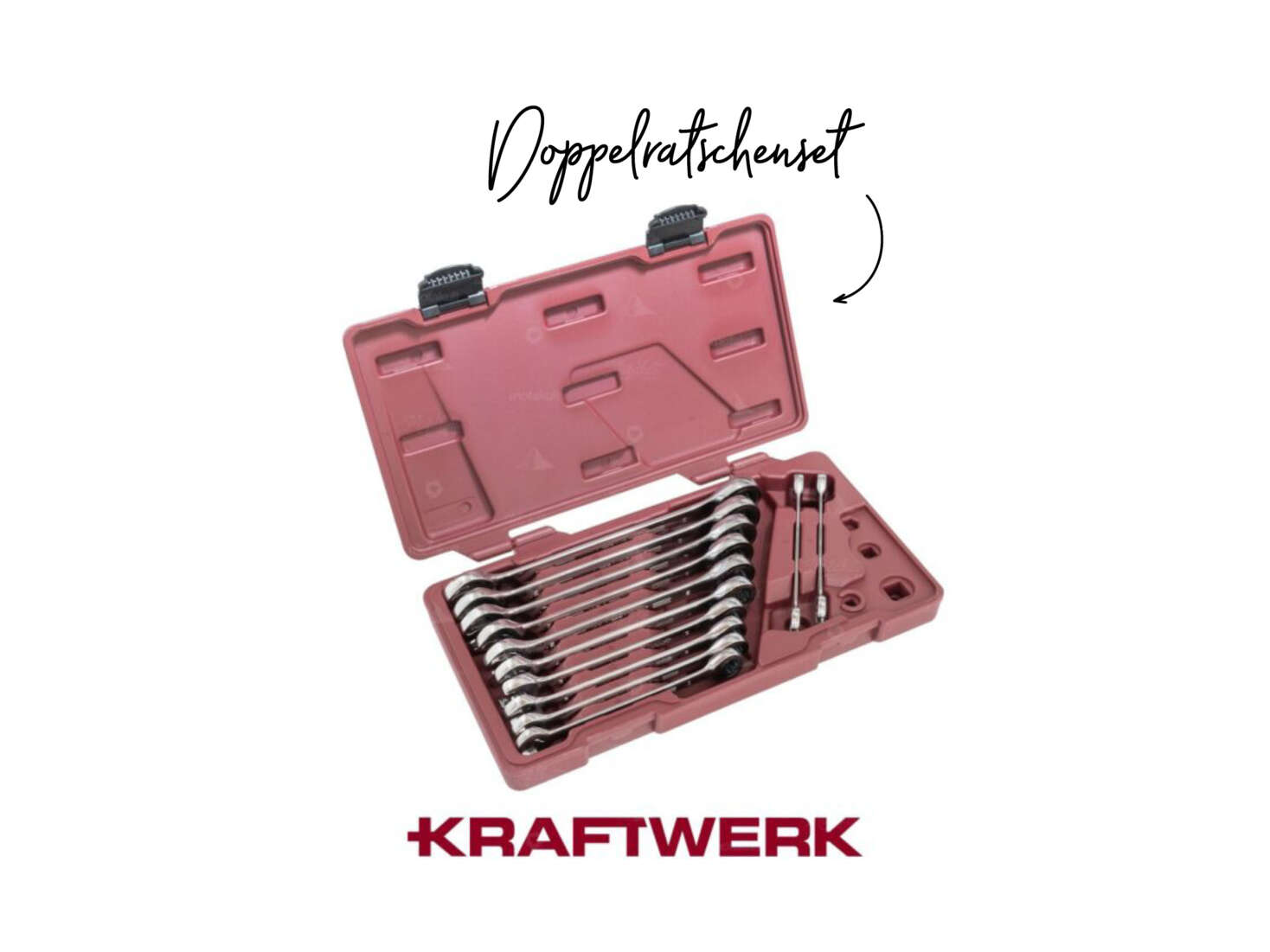 Kraftwerk Set Doppel-Ratschen 12-teilig Kraftwerk Set Doppel-Ratschen 12-teilig