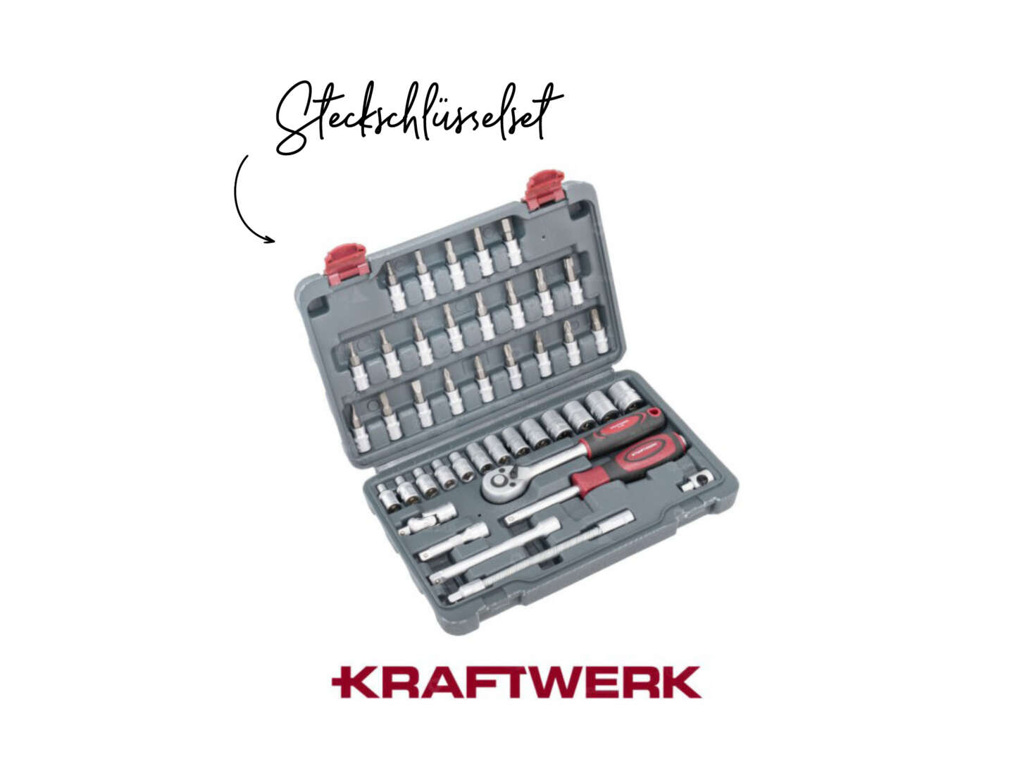 Kraftwerk Set 1/4" Steckschlüssel 42-teilig Kraftwerk Set 1/4" Steckschlüssel 42-teilig
