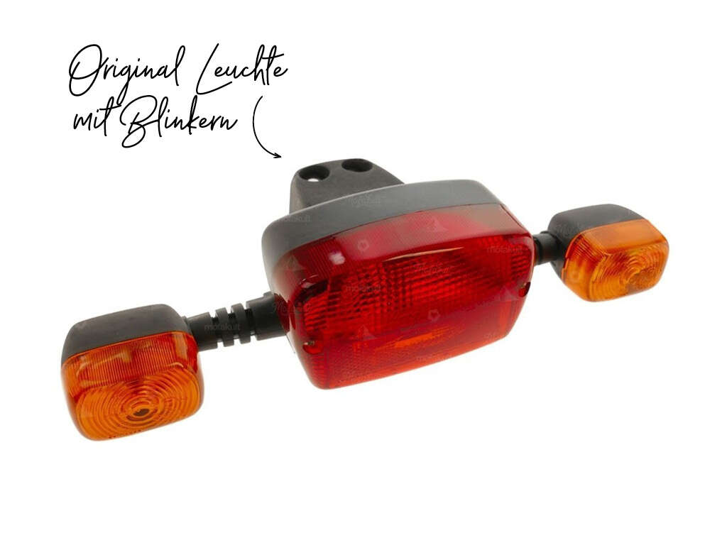 Rückleuchte mit Blinkern original Pony GTX Beta 521 (P8976) Rückleuchte mit Blinkern original Pony GTX Beta 521 (P8976)