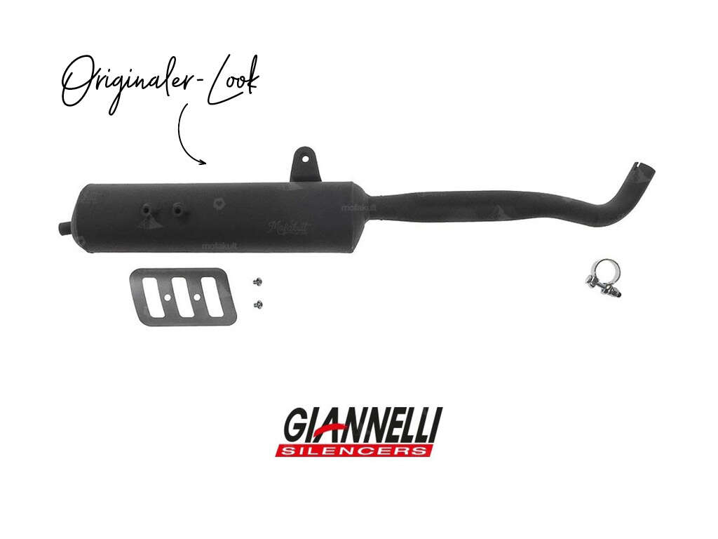 Giannelli New Power Auspuff Ø 25 mm | Piaggio Ciao, Bravo Giannelli New Power Auspuff Ø 25 mm | Piaggio Ciao, Bravo