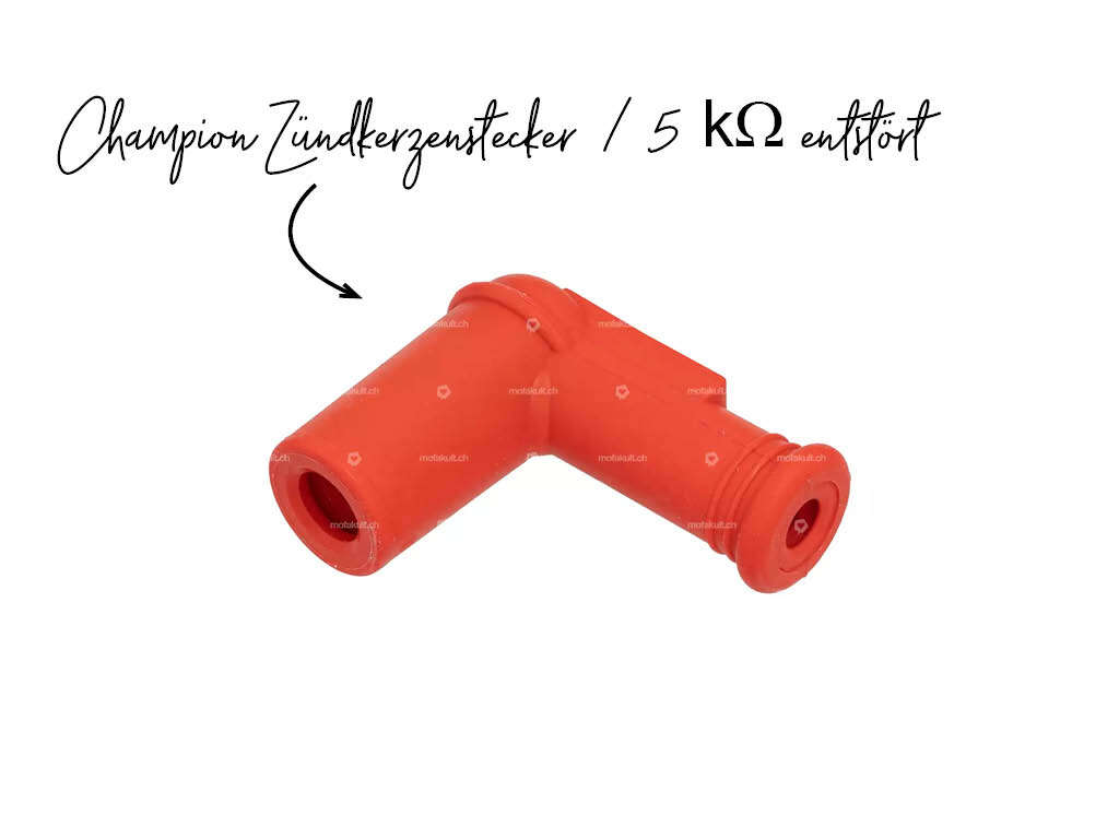 Champion Zündkerzenstecker, 5 kΩ entstört Champion Zündkerzenstecker, 5 kΩ entstört