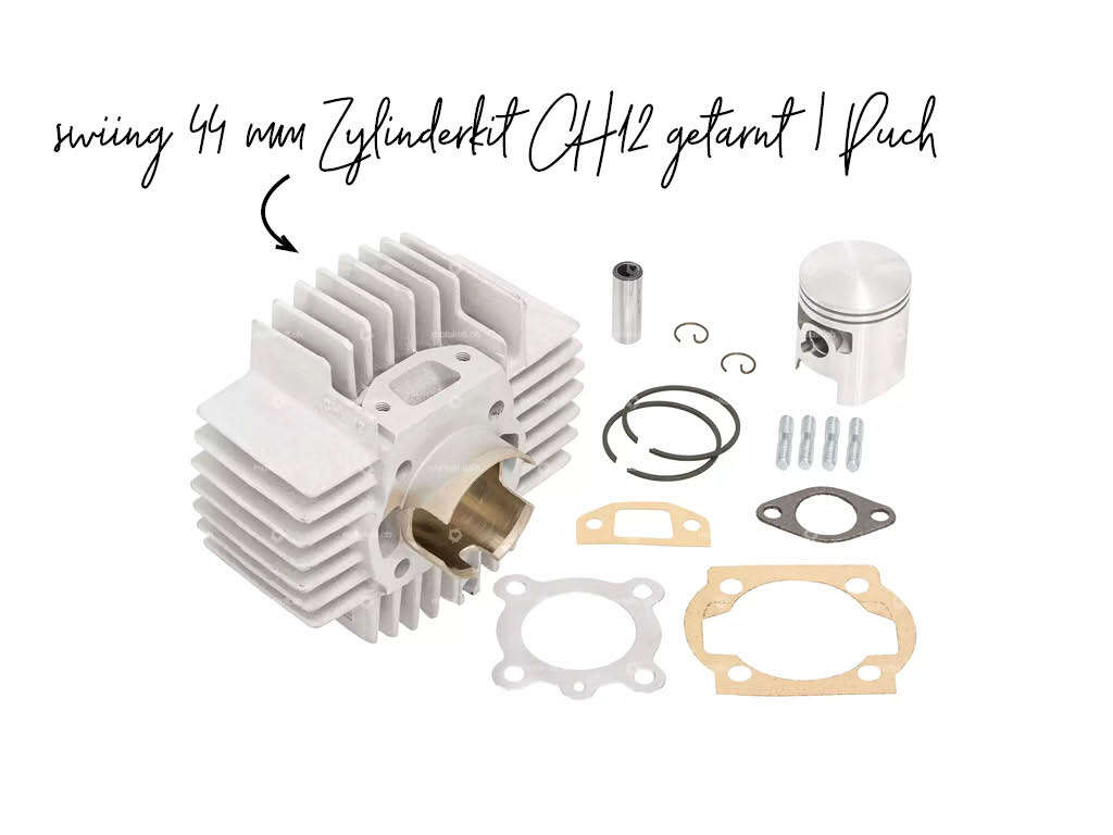 swiing 44 mm Zylinderkit CH12 getarnt Puch swiing 44 mm Zylinderkit CH12 getarnt Puch