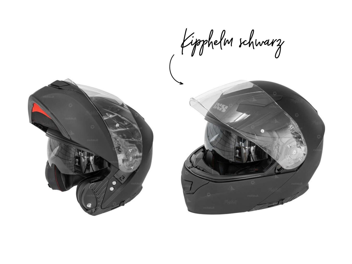 Klapphelm schwarz matt Klapphelm schwarz matt