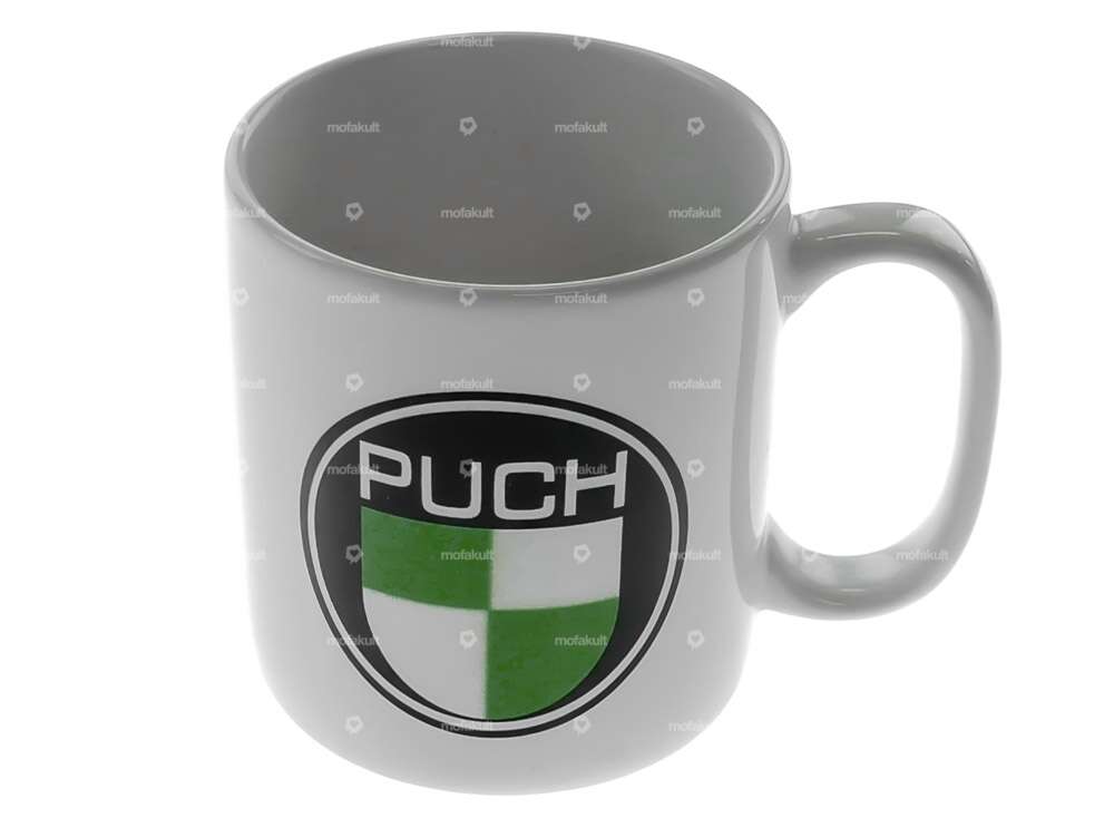 Tasse Puch blanche en porcelaine Carousel Image 1