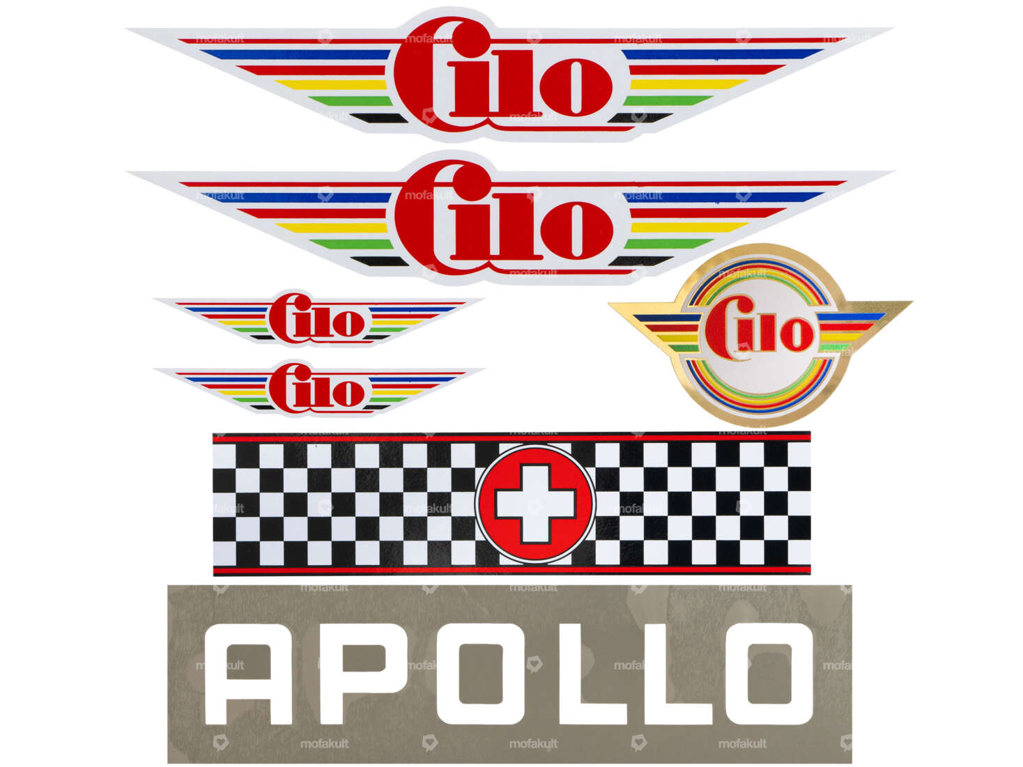 swiing® revival set d'autocollants | Cilo Apollo (année 1969 - 71) Carousel Image 1