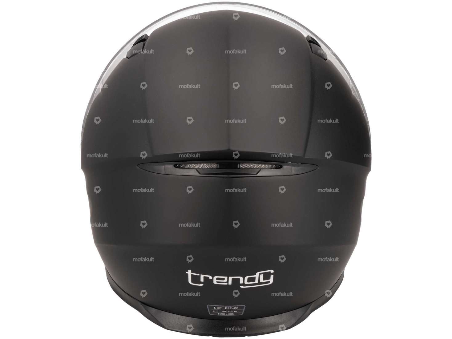 Casque intégral "Trendy" noir mat Carousel Image 3