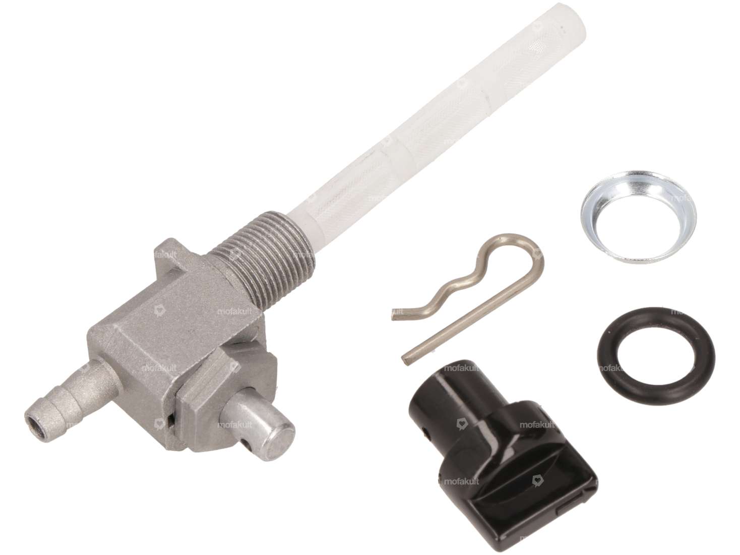 Robinet d'essence OMG vertical M12x1 avec bouton rotatif (à visser) sortant par le bas Carousel Image 3