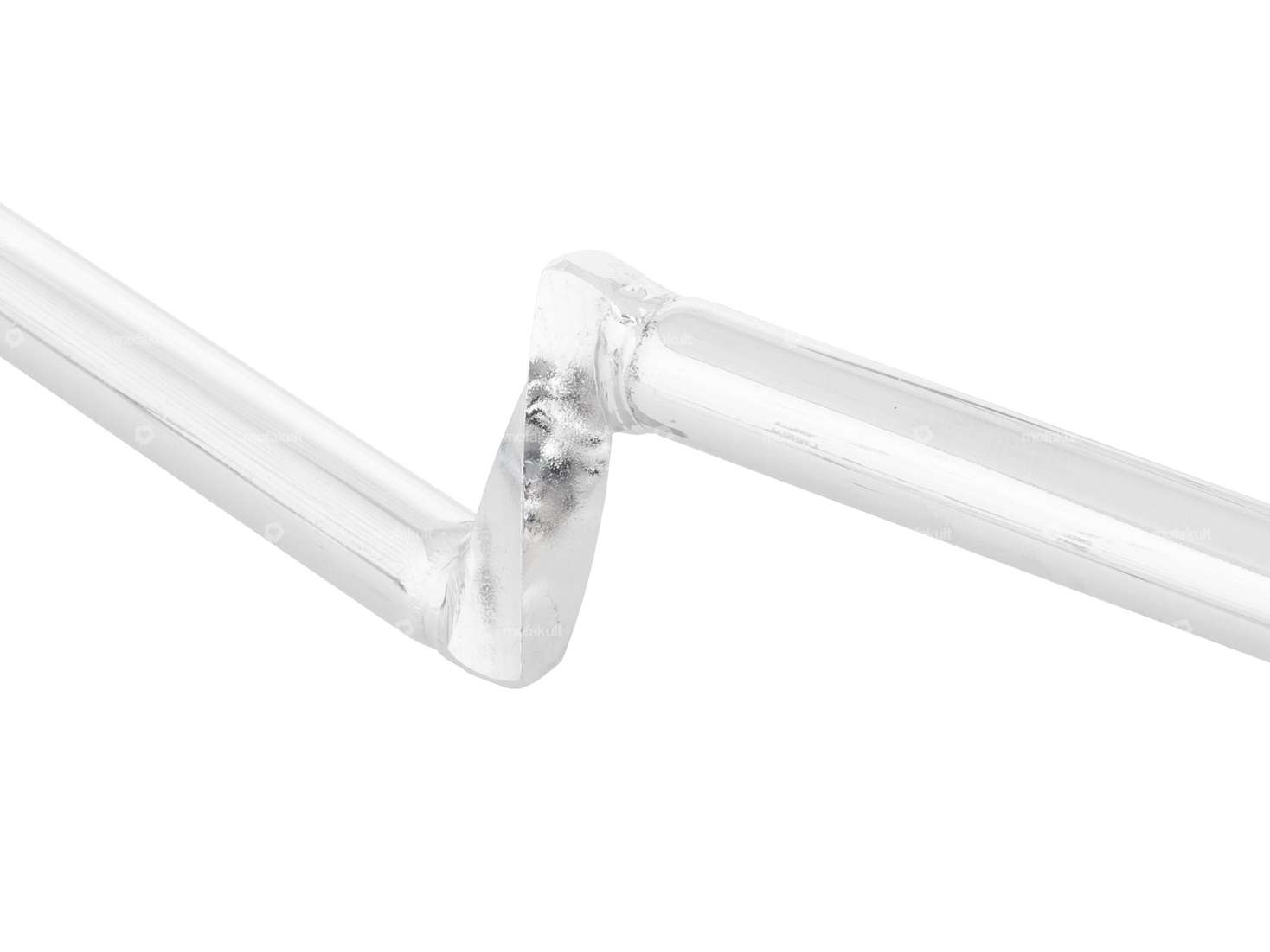 Lenker Gabelplatte 7 cm «Z» gedreht Chrom Carousel Image 3