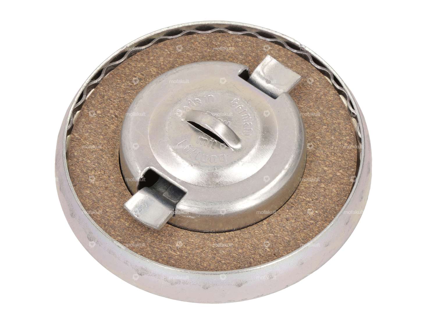 Tankdeckel 40 mm Bajonett Stahl blau verzinkt Carousel Image 2