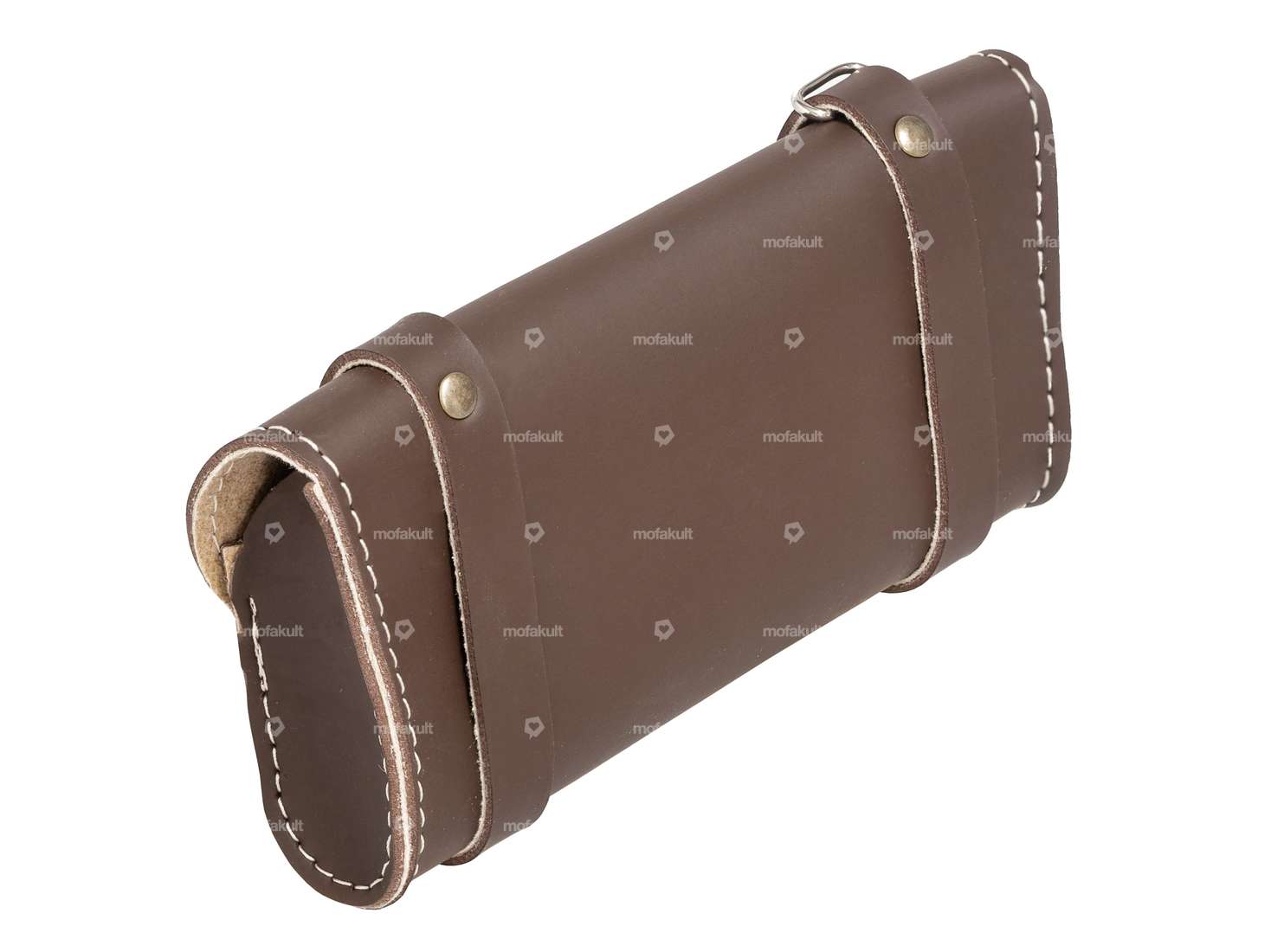 Sacoche de selle "Classic" marron foncé Carousel Image 2