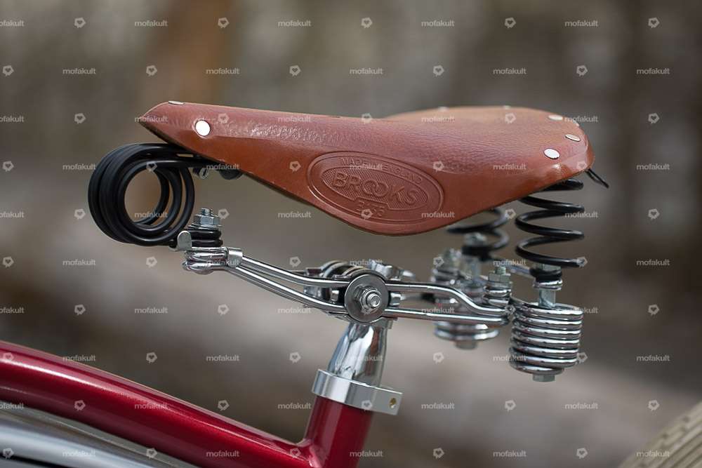 Selle BROOKS cuir noir Carousel Image 6