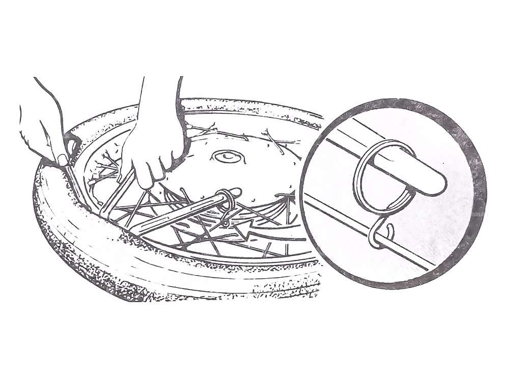 Kit de leviers pour pneus Buzzetti 240 mm Carousel Image 5