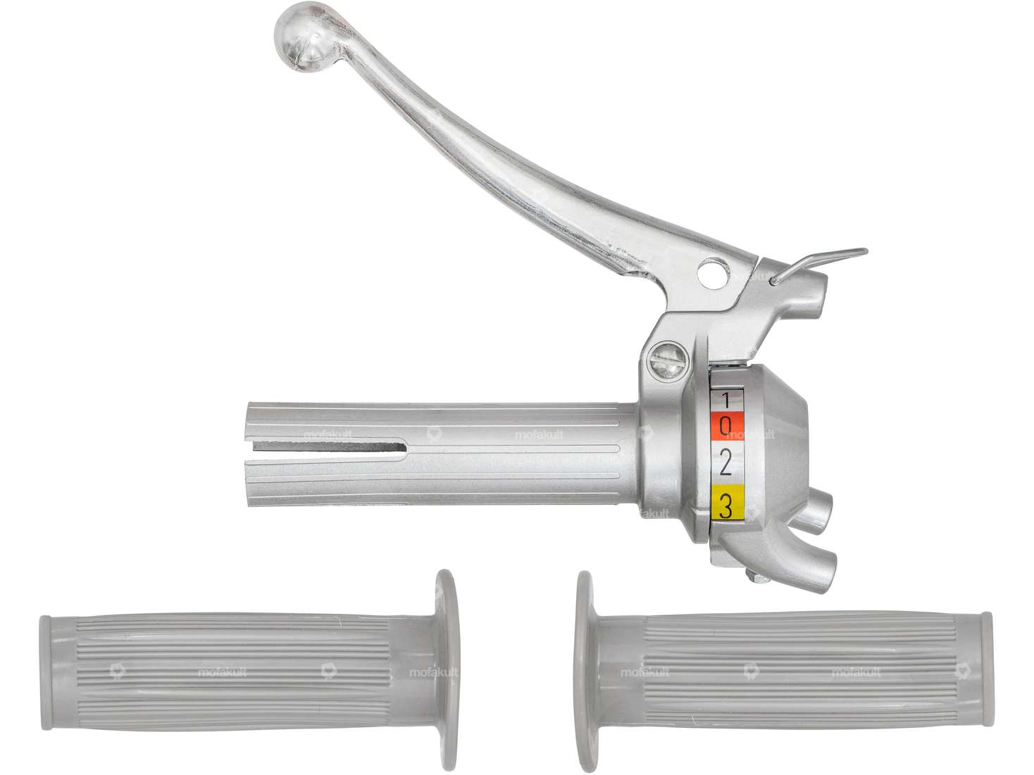 swiing® revival Poignée de commande 3 vitesses (réplique Magura) argentée Carousel Image 1