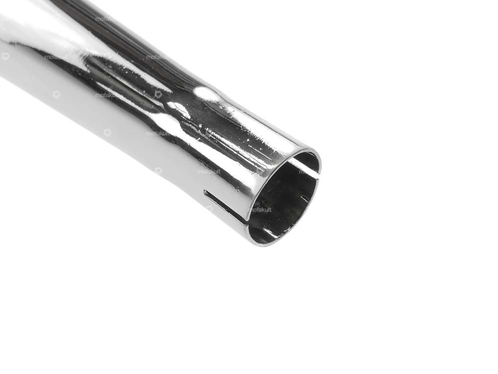Échappement cigare Ø 26 / 60 mm chrome | Zündapp Carousel Image 2