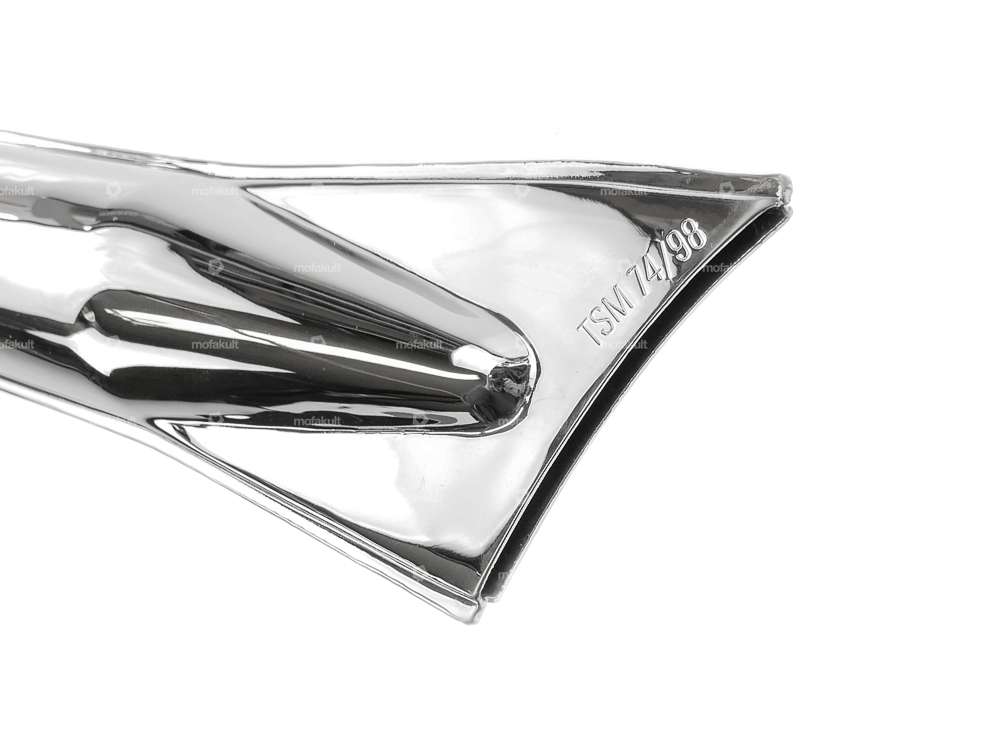 Endtopf (28/56mm) Chrom Auspuff kurz Carousel Image 3