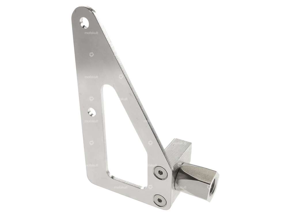 66Heroes Support de plaque latéral + tourillon en Inox (version CH) Carousel Image 1