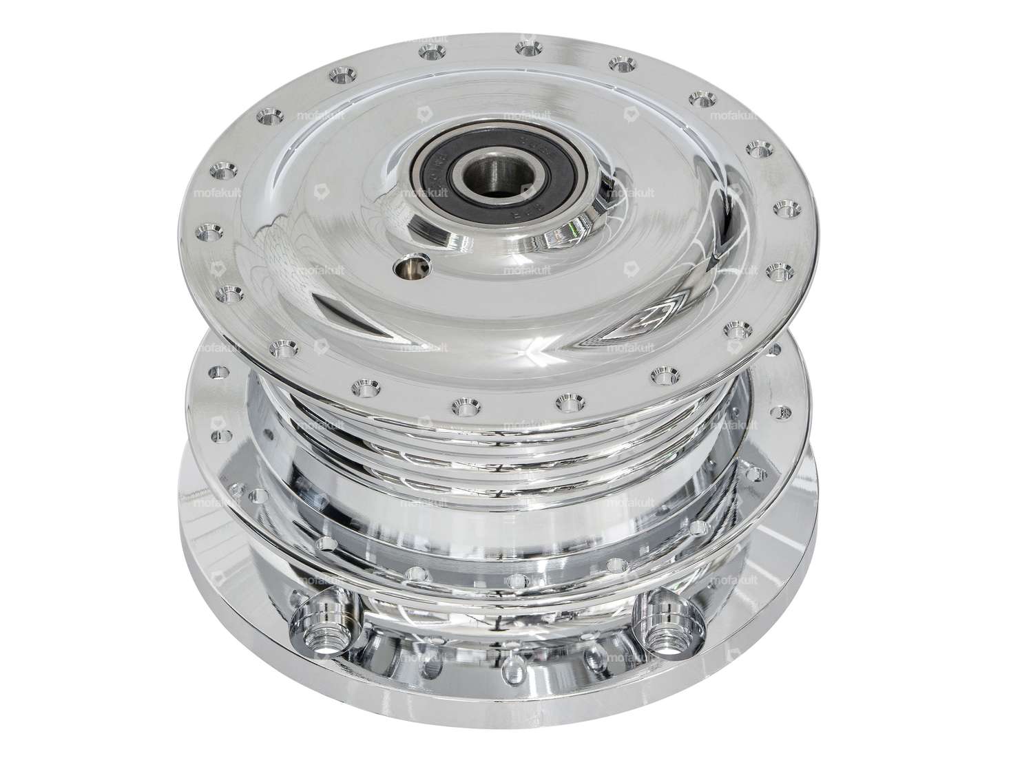 swiing® ingenious wheel hub spoke rim with disc brake chrome Carousel Image 2