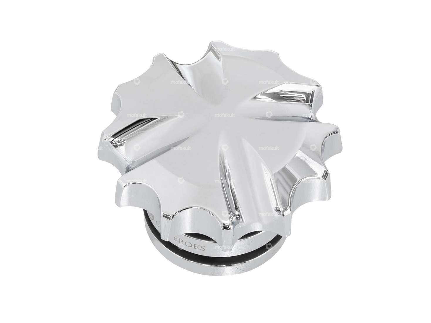 66HEROES Bouchon de réservoir "Iron Cross" alu chromé | Puch Maxi Carousel Image 1