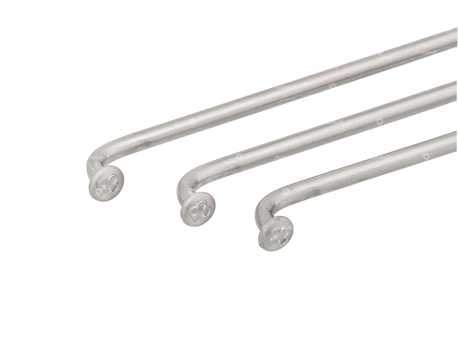 WWS 17" Jeu de rayons avec écrous (2.6 x 185 mm) Inox Carousel Image 2