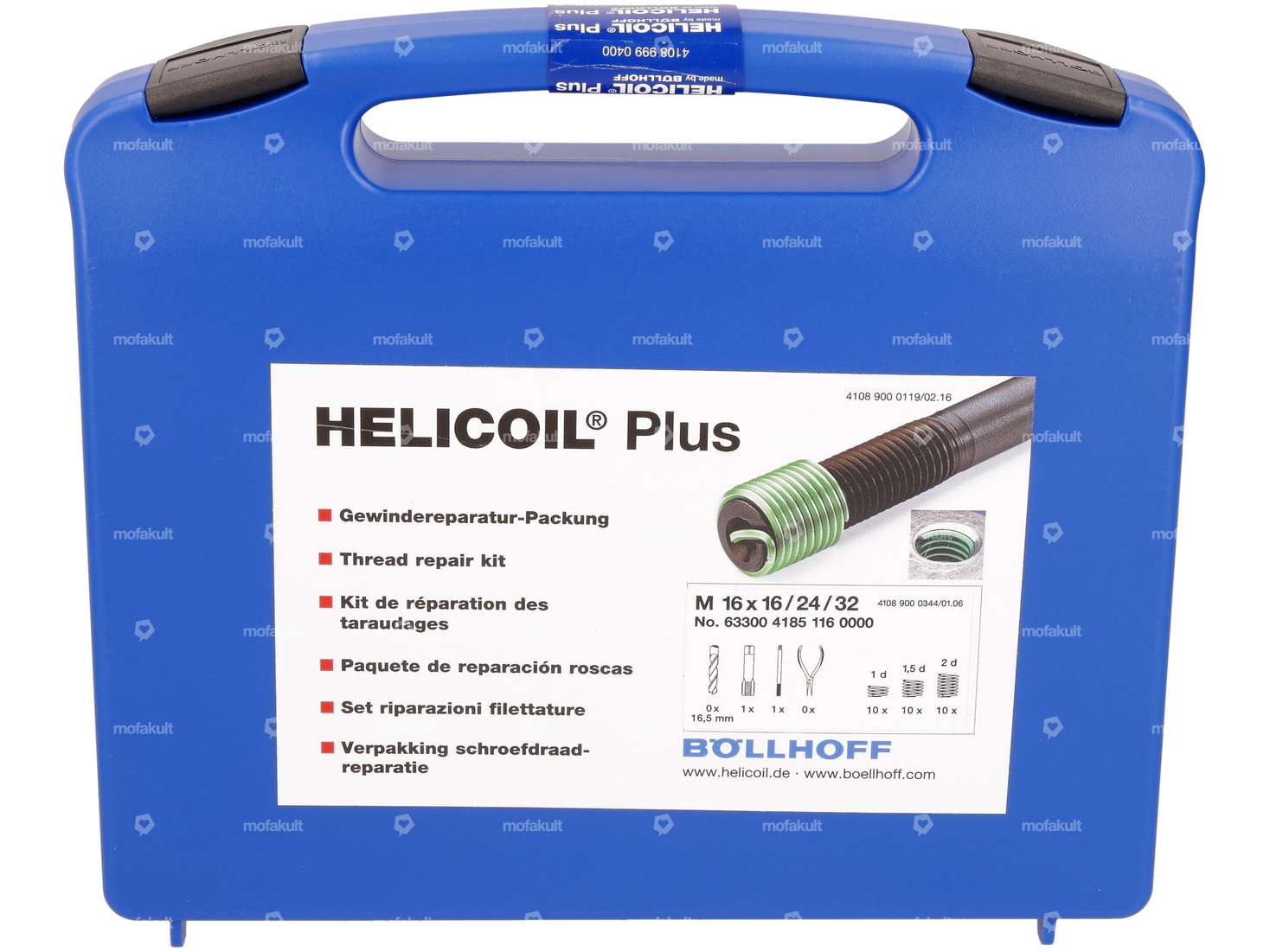 Kit de réparation de filetage HeliCoil M16 Carousel Image 1
