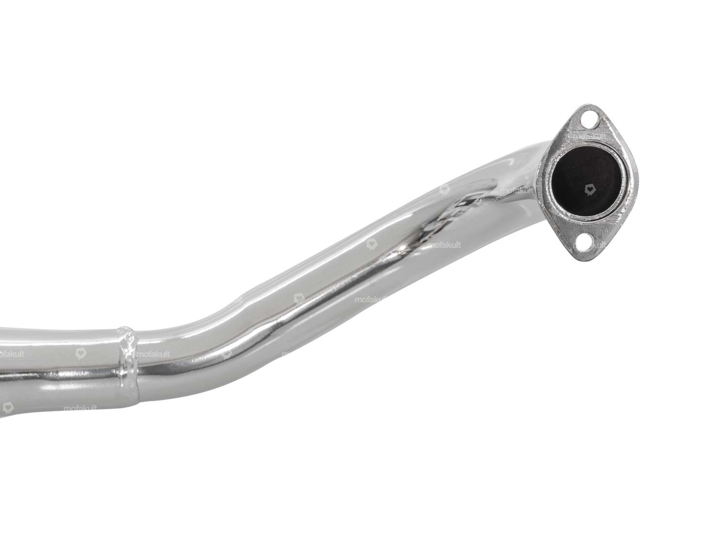 Sidepipe d'échappement 28 mm chrome | Tomos A3, A35 Carousel Image 3