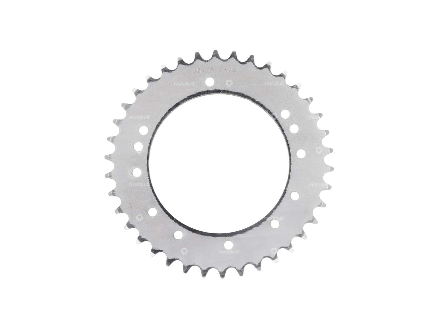 Esjot sprocket 38 teeth (4/5/6 hole) Ø 98 mm flat galvanized Carousel Image 1