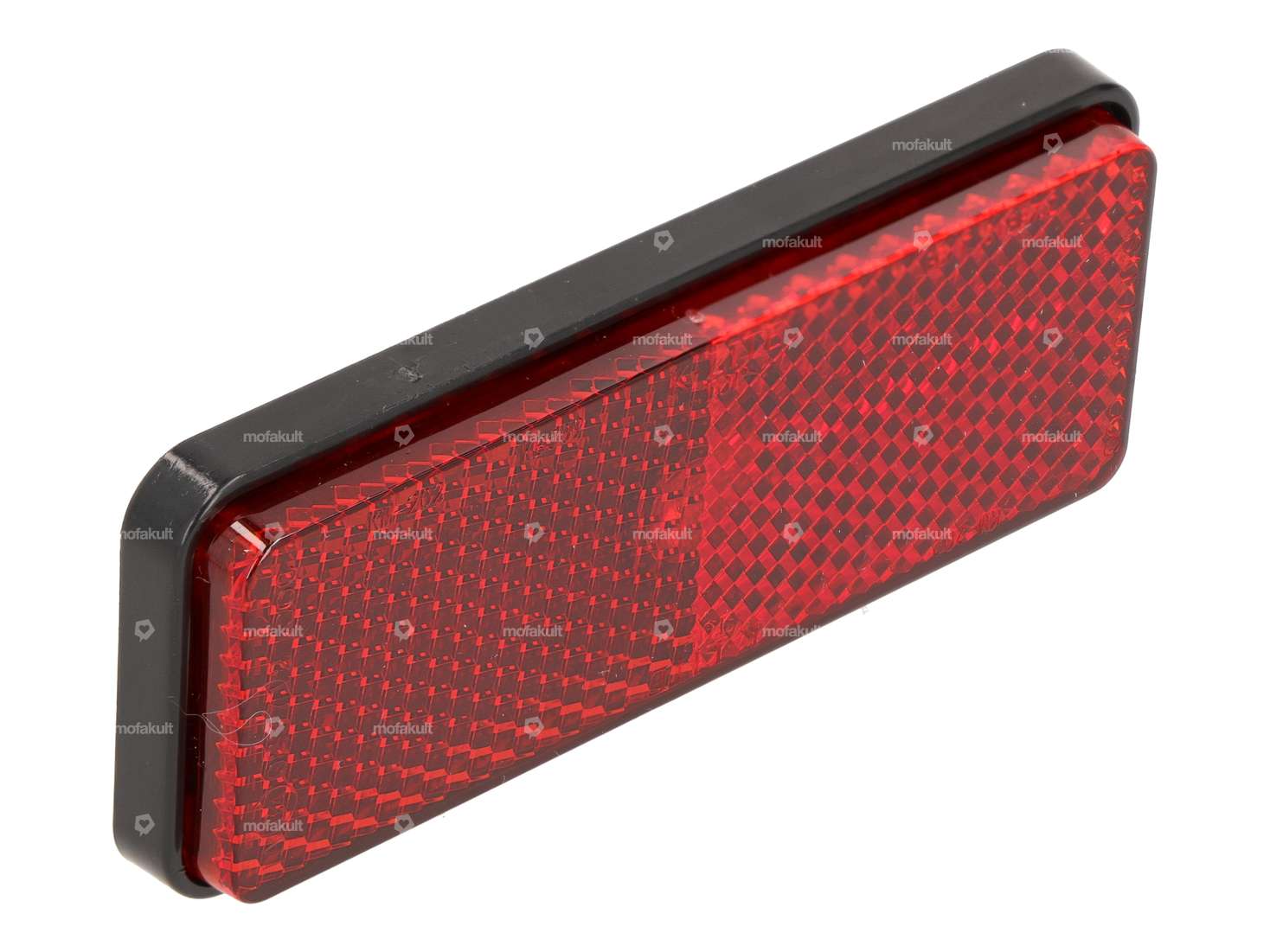 Réflecteur 90 x 35 mm avec vis sans tête carrée rouge Carousel Image 1