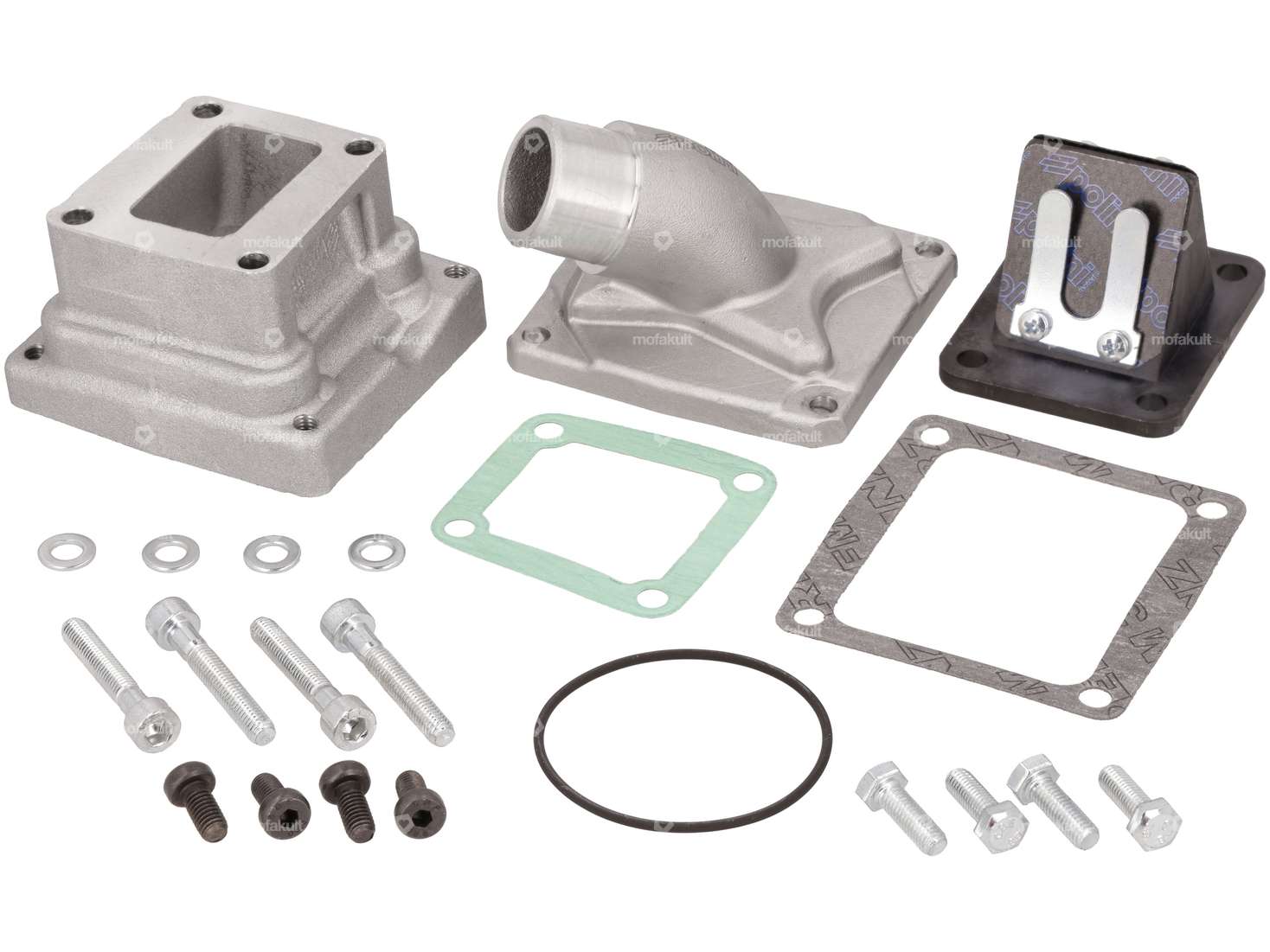 Polini intake system 4-folding diaphragm "Big Valve" PHBG / CP carburetor | Puch Carousel Image 1