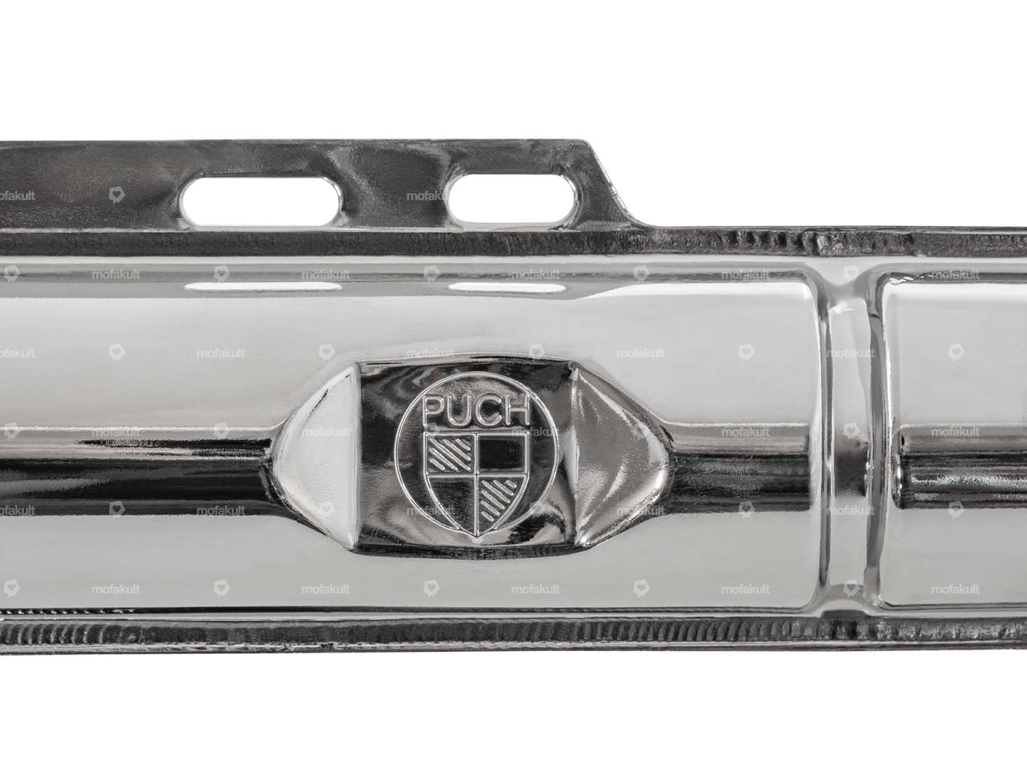 Auspuff 28 mm mit Logo & Nummer | Puch Maxi S, N Carousel Image 3