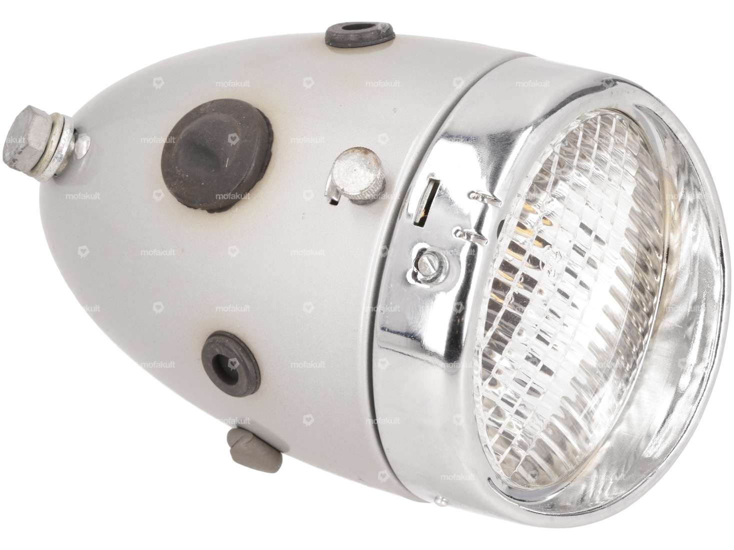 Union egg lamp Ø 92 mm with switch (central mounting) silver NOS Carousel Image 2