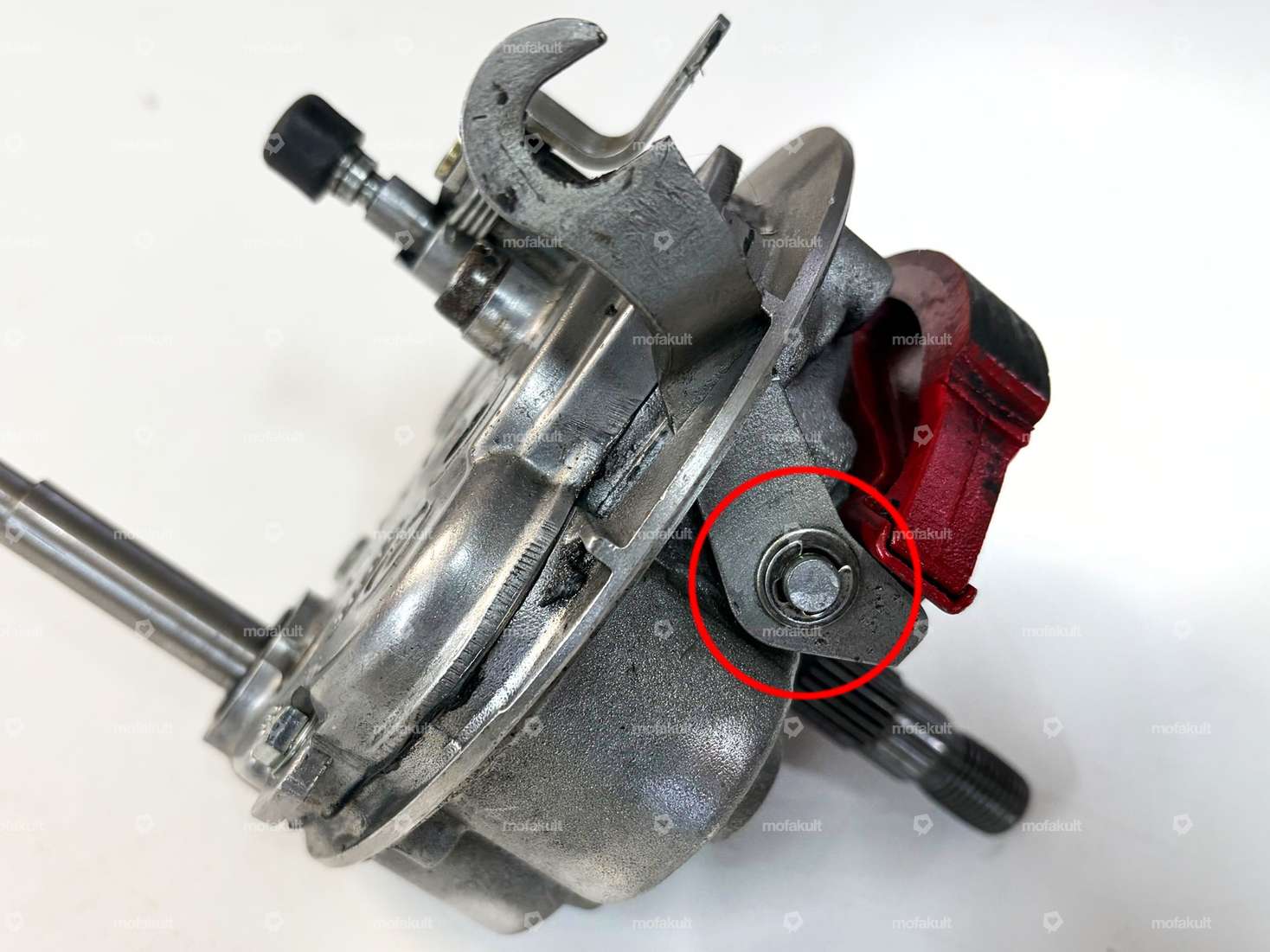 Sicherungsring Bremshebel hinten | Piaggio Ciao, SI, Bravo, Boxer Carousel Image 2