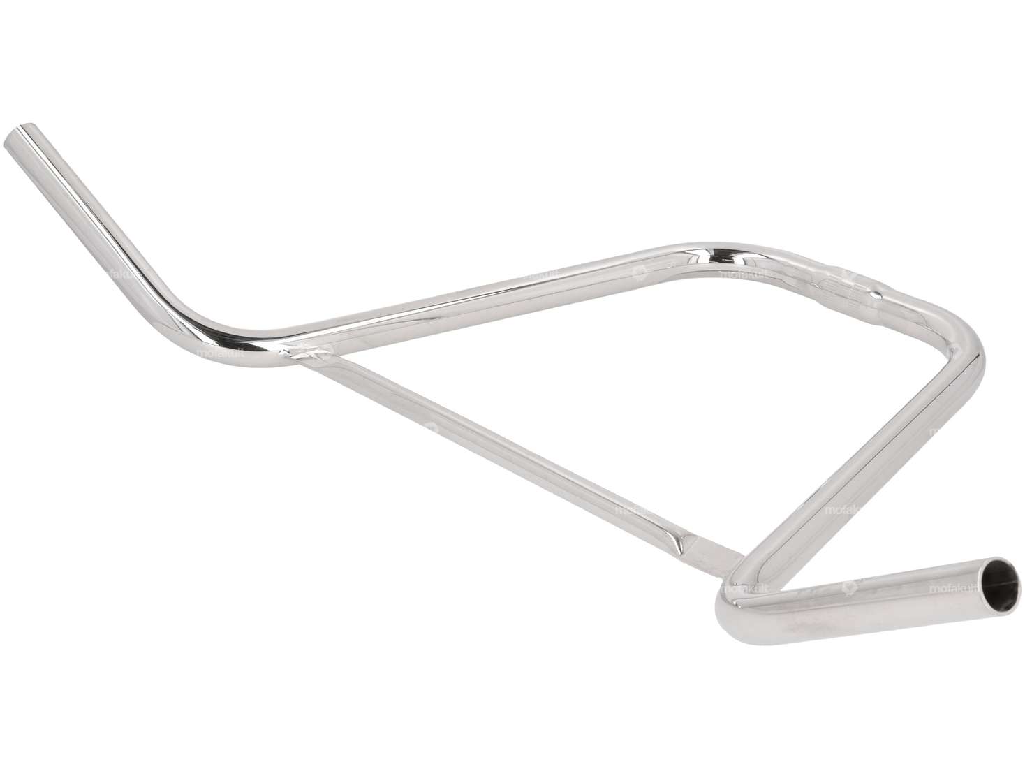 Lenker Vorbau 35 cm geschwungen mit Strebe Chrom Carousel Image 2