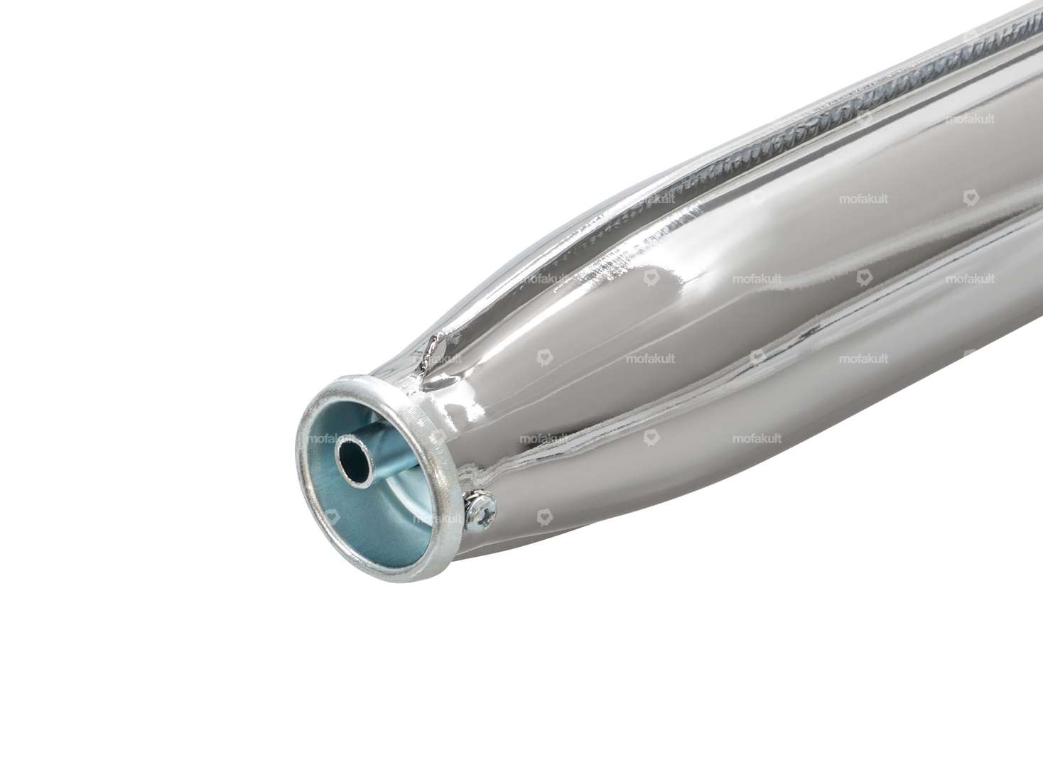 Echappement 22 mm sortie droite chrome | Tomos Carousel Image 4