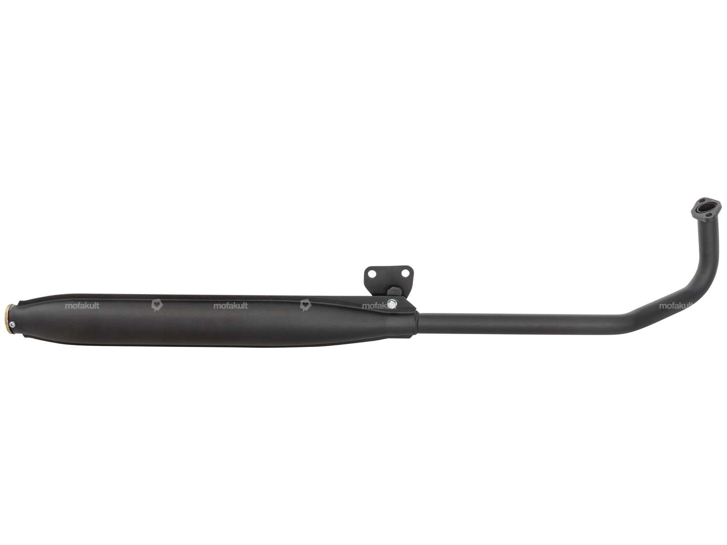 Echappement 25 mm sortie inclinée noir | Tomos Carousel Image 1