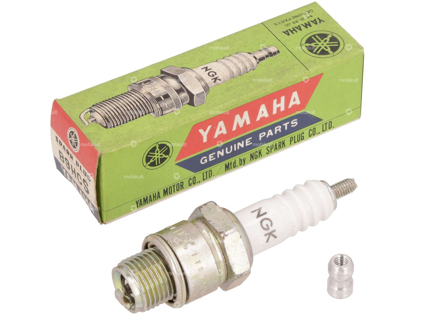 Bougie d'allumage NGK B9HCS pas de vis court NOS | Yamaha Carousel Image 1