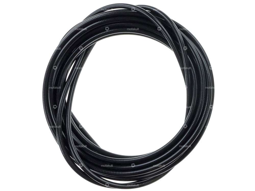 Gaine de câble de 6 m, Ø 5 / 2,2 mm, noire (rouleau de 6 mètres) Carousel Image 1