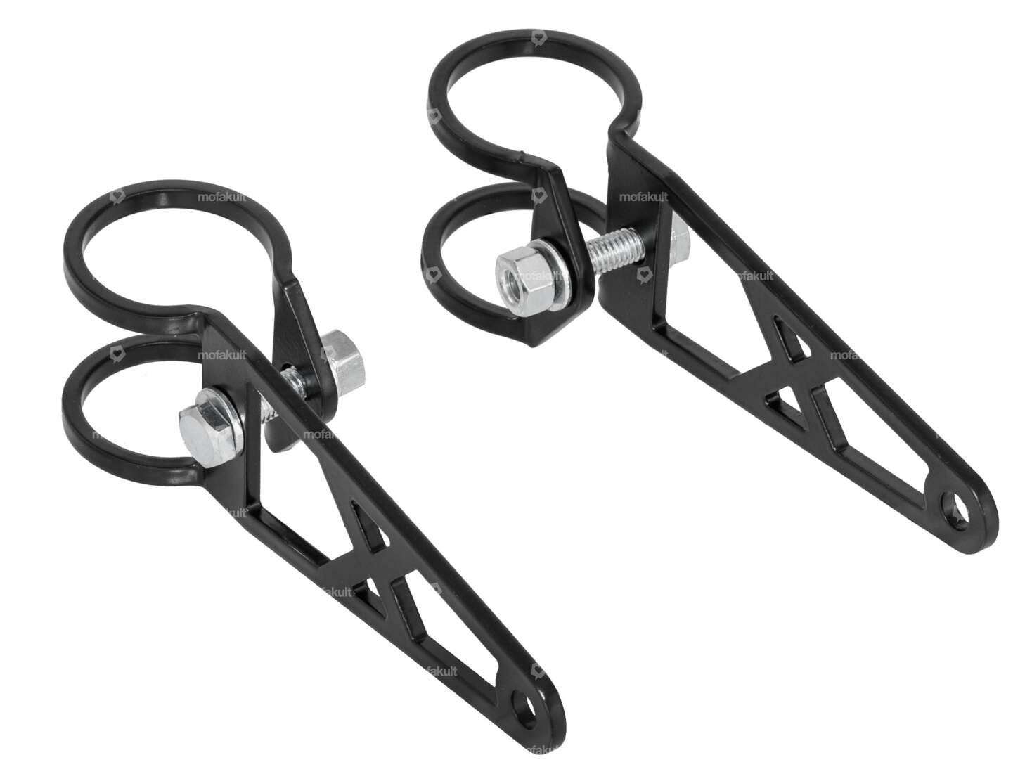 EBR Supports de lampe Ø 28 mm "X" noir Carousel Image 1