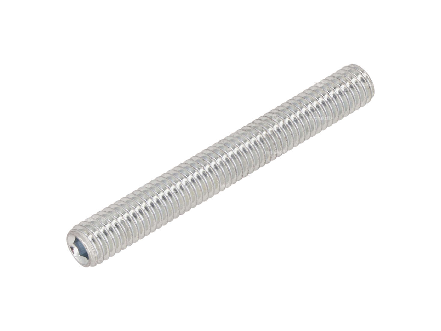 Vis sans tête M5x40 à six pans creux zingué Carousel Image 1