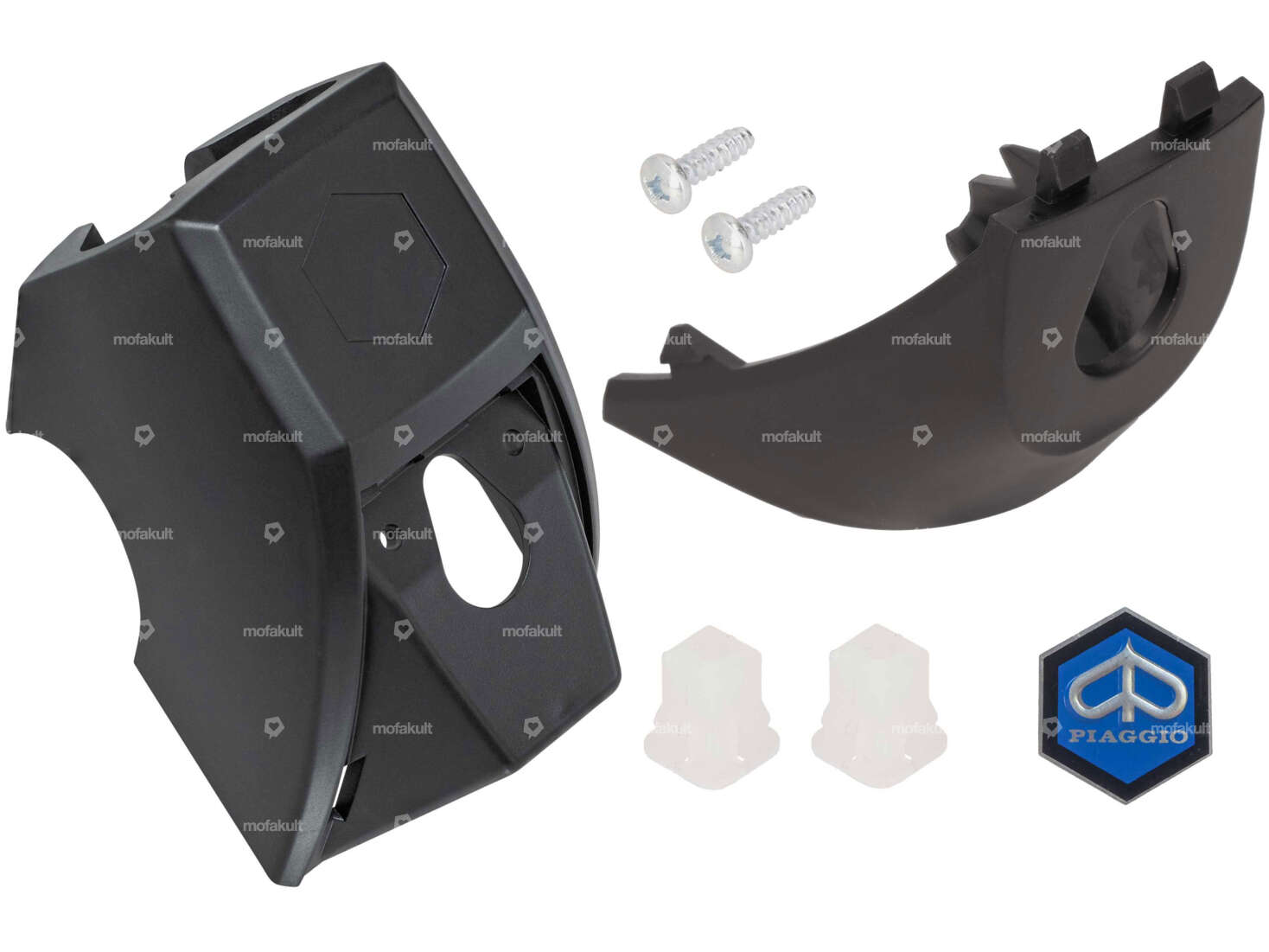 Kit cache serrure noir | Piaggio Ciao PX Carousel Image 1