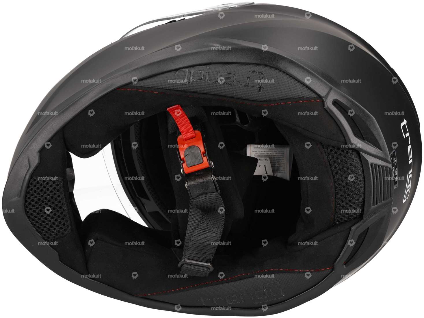 Casque intégral "Trendy" noir mat Carousel Image 4