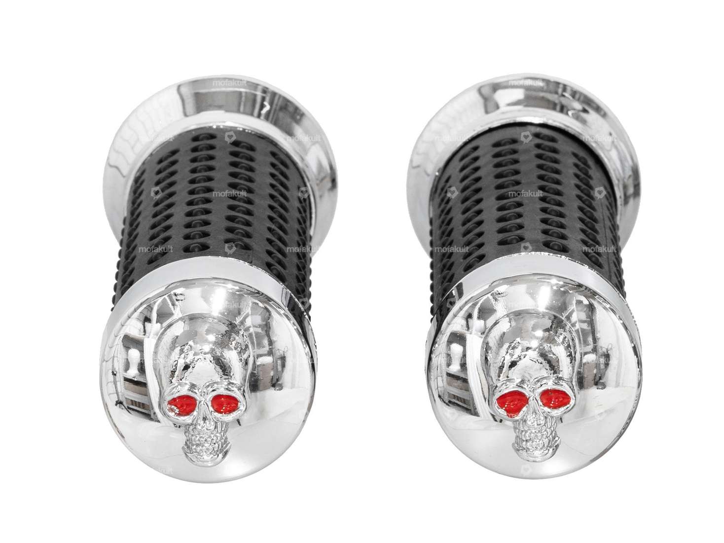 Poignées Skull à picots noirs Carousel Image 2