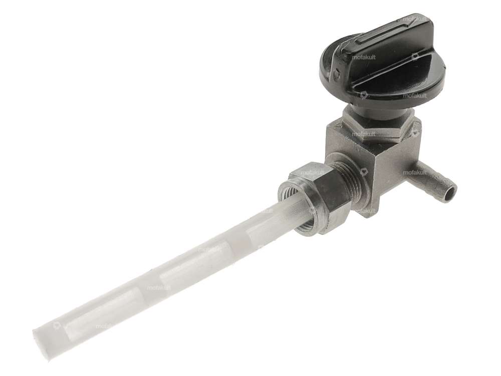 Robinet d'essence OMG vertical M12x1 (avec écrou) sortant vers la gauche Carousel Image 2