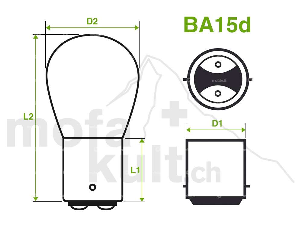 GPO headlamp angular chrome (without switch) Carousel Image 3